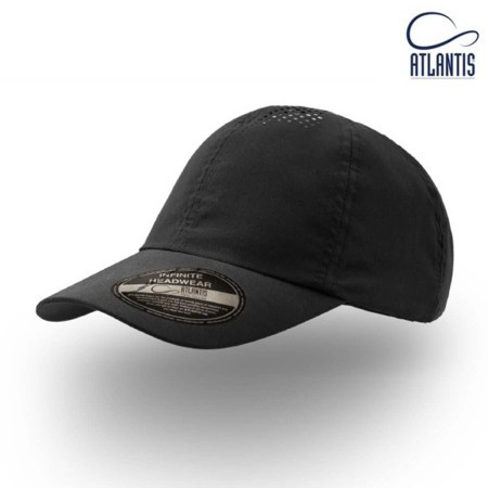 Εξάφυλλο αθλητικό καπέλο (Atl AIR) μαύρο